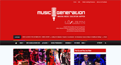 Desktop Screenshot of musicgenerationlouth.ie